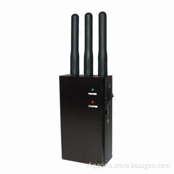 Handheld GPS L1/L2/L5 Jammer with Anti-GPS Tracking